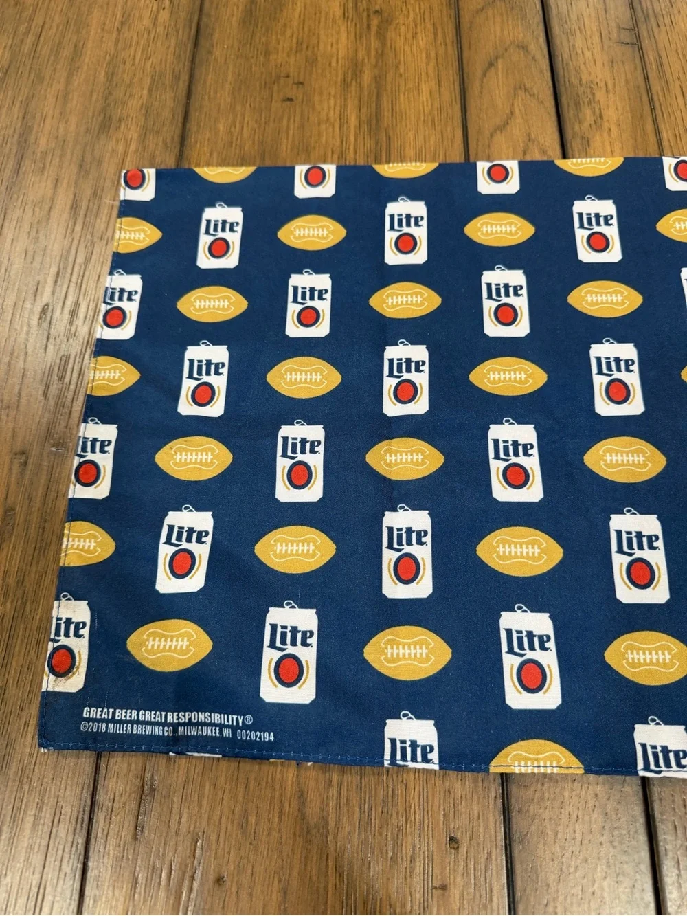 Miller Lite Navy Logo Bandana